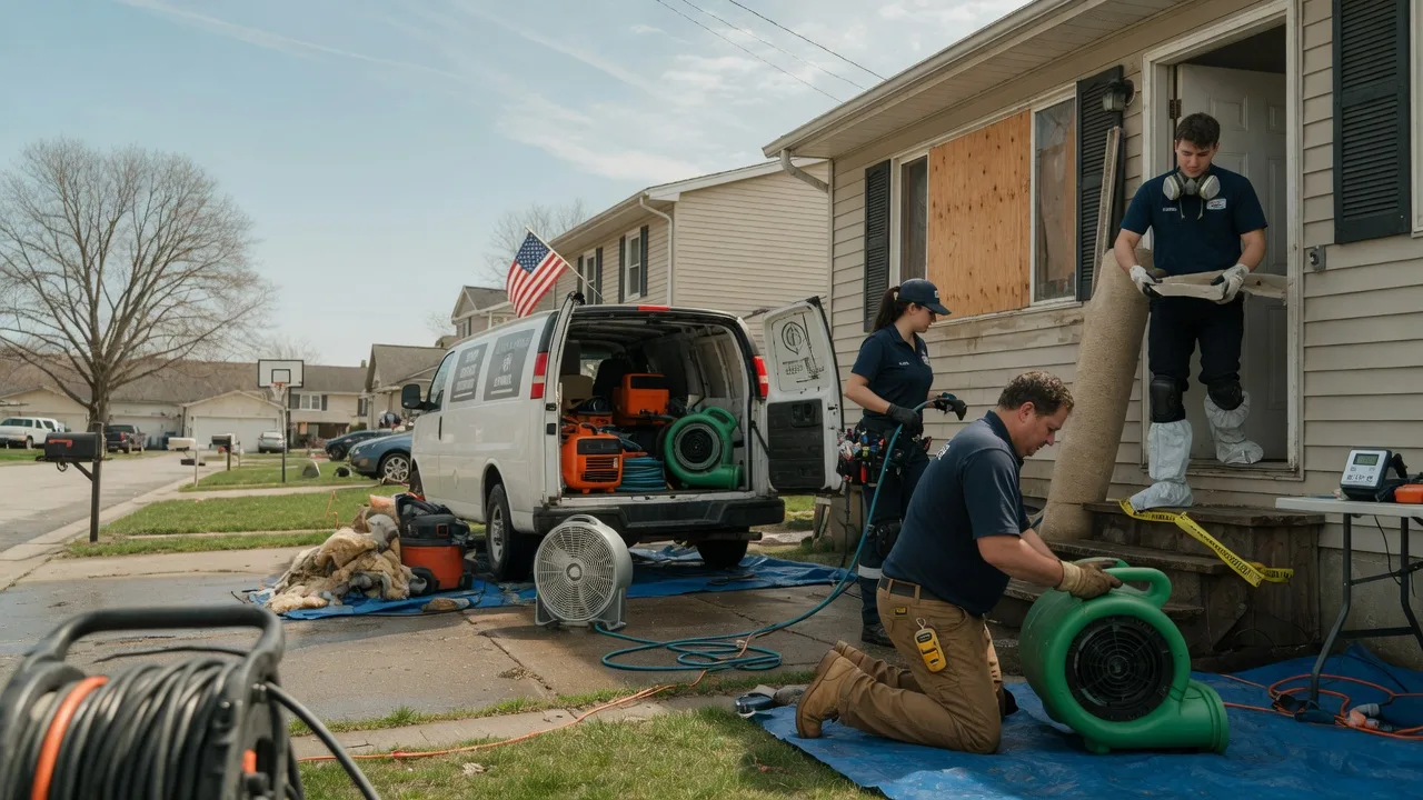 Water Damage Restoration in New Buffalo, PA near me